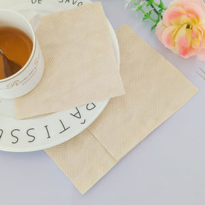 منديل ورقي للمطاعم أبيض مطبوع بشعار مخصص عالي الجودة تصميم جديد 1ply 2ply 3ply لحفلات العشاء بالجملة - Product Image 4