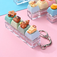 Porte-clés pendentif créatif et mignon à presser, anti-stress et artefact de relaxation pour les doigts