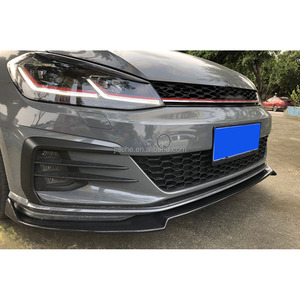 Spoiler paraurti anteriore in fibra di carbonio per VW <span class=keywords><strong>Volkswagen</strong></span> MK7.5 <span class=keywords><strong>Golf</strong></span> 7.5 <span class=keywords><strong>GTI</strong></span> 2018 2019 protezione pala mento testa - Product Image 4