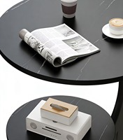 Table basse moderne de haute qualité à double niveau, table d'appoint pour enfants et adultes, salon, salle à manger, usage domestique