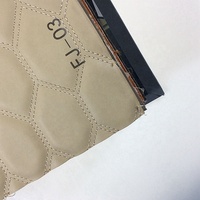 Cuir bleu de couture de diamant, cuir piqué, cuir brodé pour la tapisserie d'ameublement de bateau