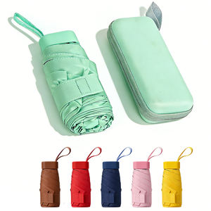 Paraguas con Protección UV, Resistente, para Exteriores, Infantil, de Lujo, Pequeño, 12 Varillas, de Viaje, con Logotipo - Product Image 2