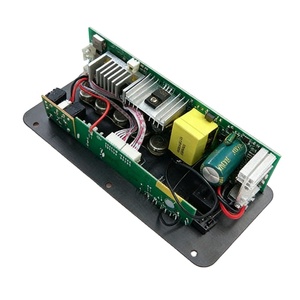 Placa Amplificadora de Audio de 300W <span class=keywords><strong>BT</strong></span> 5.0 D300, Módulo Amplificador de Subwoofer con Doble Micrófono, DC12V 24V 1CH HIFI Estéreo - Product Image 1