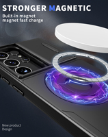 Protection de fenêtre coulissante pour lentille un anneau pour gouverner coque de téléphone pour Samsung S24 S23 ajustement Ultra parfait charge sans fil