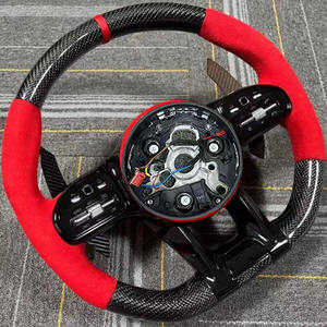Volant en fibre de carbone pour Mercedes-Benz <span class=keywords><strong>AMG</strong></span> W204 W205 CLA GLA 45 Classe C217 W211 W212 W221 W222 S63 C63 GLA45 C43 SLC - Product Image 3