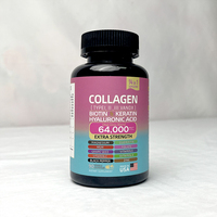 Capsules de collagène de marque privée, types 1 et 3, pour les cheveux, la peau, les ongles et les articulations, éclaircissement de la peau, suppléments vitaminiques à base de plantes