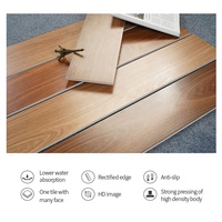 Carreaux en porcelaine polie de couleur bois pour sols de type bois, fabriqués en Chine