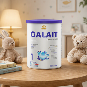 <span class=keywords><strong>Latte</strong></span> in <span class=keywords><strong>Polvere</strong></span> per Lattanti Galait Stage <span class=keywords><strong>1</strong></span> OPO, Migliora l'Assorbimento di Calcio e Grassi, Riduce il Calcio-Sapone, <span class=keywords><strong>Latte</strong></span> in <span class=keywords><strong>Polvere</strong></span> per Neonati Halal - Product Image 1
