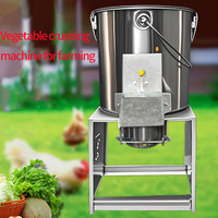 Multifunctionele Groente Fruit Shredder Machine 110/220V Pluimveevoer Cutter voor Kip Eend Gans Roestvrijstalen Messen Thuis