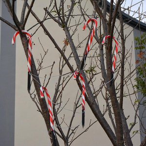 Walkway Lawn Yard Decorations Christmas Garden <strong>Outdoor</strong> Solar <strong>Candy</strong> <strong>Cane</strong> Led Stake <strong>Lights</strong> - Product Image 4