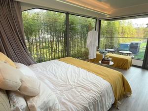 Maisons modulaires préfabriquées de villégiature en plein air Maison capsule mobile moderne éco-commerciale pour camping à vendre - Product Image 2