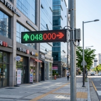 Écran LED d'affichage extérieur étanche pour signalisation de parking, idéal pour les parkings, garages et guides routiers