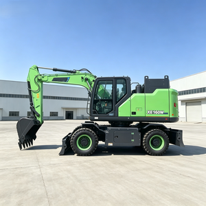 Vente flash XE160WEV, excavatrice sur roues électrique de 16 tonnes, machine à batterie haute efficacité - Product Image 1