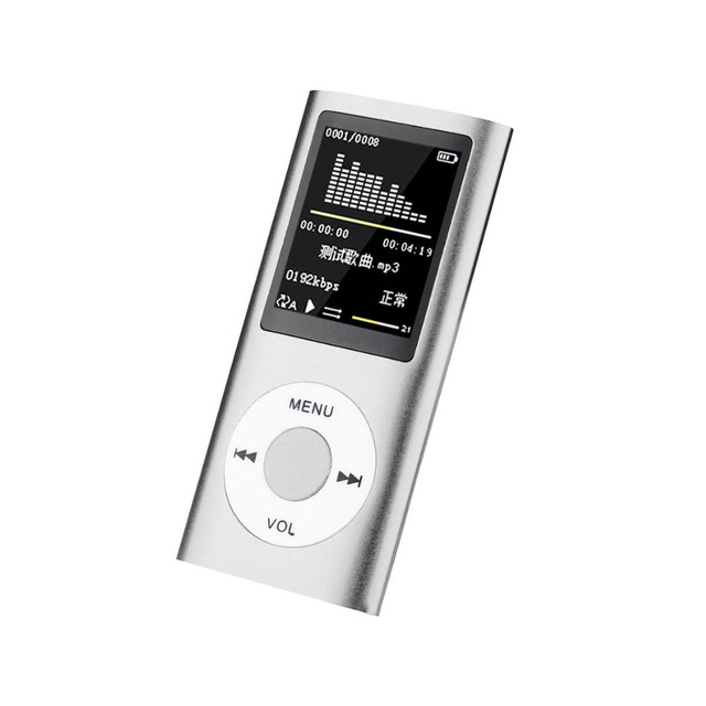 MP3 Player Stylish Multifunctional Lossless Sound Slim 1.8 Inch LCD Screen Portable MP3 Music Player