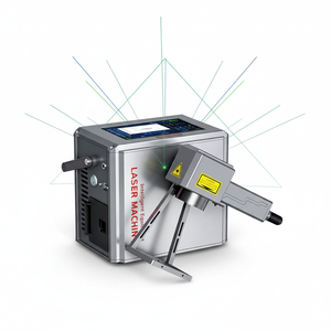 Rayman High-Precision 20W 30W 50W Fiber Laser Marking <b>Machine</b>-Easy Operation Via Mobile APP Engraves Wood/Plastic/Metal 220V - Product Image 1