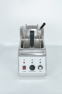Nueva encimera eléctrica, freidora profunda de mesa automática, cesta abierta, tipo elevador para freír patatas fritas, <span class=keywords><strong>Hamburguesa</strong></span> de pollo - Product Image 2