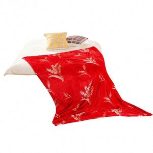 Super Soft 100% Polyester Fleece Custom Winter Throw Blanket Ultra Warm Double Layer Thicken Flannel Sherpa for Bedding Home Use - Product Image 2