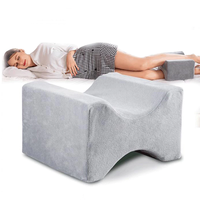 Coussin de jambe en mousse à mémoire de forme avec logo personnalisé, orthopédique, pour soulager la sciatique, les douleurs dorsales, des articulations de la hanche et des cuisses, coussin de genou pour la maison