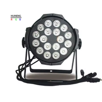 Projecteur LED PAR 18*10W de haute qualité 4-en-1 DMX à effets lumineux pour fêtes, bars, mariages et scènes