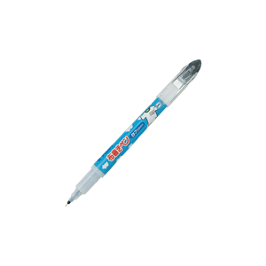 Marcador de tela de doble punta P-MOJ-1FE-B, punta extrafina de 0.4 mm y punta fina de 0.6 mm, a base de aceite, resistente al lavado, no se corre, para tela - Product Image 3
