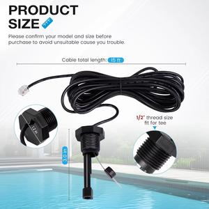 Lắp ráp hồ bơi cảm biến lưu lượng Cáp tương thích goldline Muối Clo hệ thống chuyển đổi dòng chảy - Product Image 4