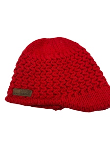 Gorro de Punto de Calidad Taiwanesa LANDBAS para Mujer, 56-58 cm, con Parche de Cuero, Estilo Casual Personalizado, Diseño Adorable para Regalo de Navidad - Product Image 5