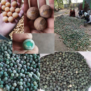 Perles rondes en bois de racine de Bodhi, traitement nacré, pour la fabrication de bracelets, origine Hangzhou, été 2022 - Product Image 1