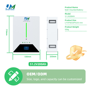Bateria <span class=keywords><strong>Solar</strong></span> de Armazenamento de Energia <span class=keywords><strong>48V</strong></span> 200Ah da JM Factory, Bateria de Lítio de 10kWh para Sistema de Energia <span class=keywords><strong>Solar</strong></span> e Armazenamento de Energia Residencial - Product Image 5