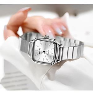 Fashionable,exquisite, Antique and Simple Women's <strong>Watch</strong> with square Glass Dial and Quartz Movement, High-quality 3ATM Waterproof - Product Image 5