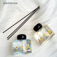 200ml Private Label Luxe Maison Bouteille En Verre Huile Essentielle Aroma Diffuseur Bouteille Reed Diffuseur