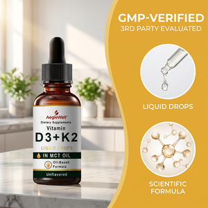 Aeglewell Gouttes Halal Calcium Magnésium Zinc Vitamine <span class=keywords><strong>D3</strong></span> <span class=keywords><strong>K2</strong></span> – Complément Articulations <span class=keywords><strong>Ca</strong></span> Mg Zn VD3 <span class=keywords><strong>K2</strong></span> en Gouttes Liquides pour la Santé Osseuse - Product Image 4