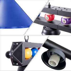 <span class=keywords><strong>Luminaire</strong></span> de table de <span class=keywords><strong>billard</strong></span> bleu Cueelf pour table de <span class=keywords><strong>billard</strong></span> Lampe de <span class=keywords><strong>billard</strong></span> en métal avec 3 abat-jour Convient aux tables de <span class=keywords><strong>billard</strong></span> - Product Image 6