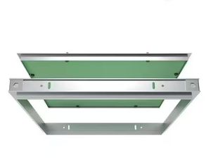 Kit complet d'accessoires modernes pour panneau d'accès en aluminium, ignifuges et étanches, pour usage hôtelier et hospitalier, grille carrée 300x300mm - Product Image 1