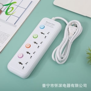 Prise universelle à interrupteur indépendant pour usage domestique, avec protection enfant, version enfichable, normes US et UK, pour l'international - Product Image 3