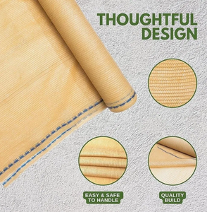 Filet d'ombrage beige en HDPE vierge stabilisé anti-UV, taux d'ombrage de 60%-90% pour villa, patio, <span class=keywords><strong>piscine</strong></span>, <span class=keywords><strong>abri</strong></span> solaire - Product Image 4