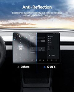 ฟิล์มกันรอยหน้าจอรถยนต์แบบ HD Matte Tempered Glass สำหรับ Tesla Model 3 Highland ป้องกันหน้าจอระบบนำทาง - Product Image 2