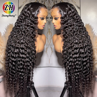 Rambut Asli Manusia 100% Virgin untuk Anyaman dan Wig, Ekstensi Rambut Peru, Wig Rambut Asli Manusia dengan Lace Front, Wig HD Lace Brasil untuk Wanita Kulit Hitam