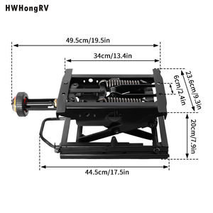 Универсальная механическая подвеска, демпфирующее базовое опускное сиденье с передней ручкой, модифицированные автомобильные сиденья - Product Image 4