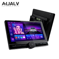 Bouton poussoir Version Android autoradio pour universel 4G WIFI GPS lecteur de voiture sans fil Carplay RDS BT lumière colorée autoradio