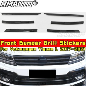 Pour Volkswagen Tiguan L 2017-2021 Accessoires Extérieurs Grilles de Calandre Sportives Grilles de Pare-chocs Autocollants de Calandre Avant Kit Carrosserie - Product Image 2