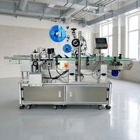 Machine d'étiquetage automatique directe d'usine de Guangzhou pour le haut et le bas des boîtes, idéale pour les rouges à lèvres