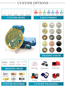 Medaglia Personalizzata per Onorificenze Storiche e Culturali, Medaglia in Metallo 3D Smaltata, Premi per Maratone Sportive, Alta Qualità e Basso Prezzo - Product Image 3