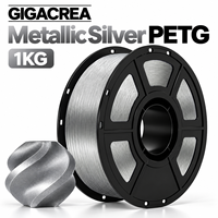 Filamen Printer 3D GIGACREA Metallic PETG 1.75mm 1KG Warna Coffee Gold untuk Pencetakan FDM OEM ODM Label Pribadi Pasokan Grosir