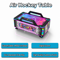 Vente directe usine : Machine de jeu de hockey sur air en métal pour enfants, à monnayeur, pour 2 joueurs, modèle Hockey Star d'intérieur