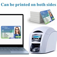 Tarjeta de Control de Acceso NFC de PVC de 13.56 MHz, Personalizable de Fábrica, Premium, Imprimible por Sublimación e Inyección de Tinta, para Tarjetas de Identificación