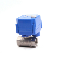 Vanne motorisée CWX-25S à 2 voies en laiton Ss304 Mini actionneur électrique vanne de contrôle de l'eau 3v 5v 6v 12v 24v 220v 24V vanne électrique