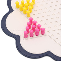 Jeu d'échecs de la mémoire des couleurs pour enfants, jeu éducatif, jeu de dames chinoises, jeu de société pour les rassemblements familiaux, garçons et filles