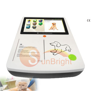 Instrumen rumah sakit hewan peliharaan <span class=keywords><strong>ECG</strong></span> 12 lead portabel 3 saluran elektrocardiograph <span class=keywords><strong>ECG</strong></span> perangkat untuk dijual - Product Image 1