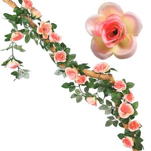 Fleurs artificielles de haute qualité pour la décoration, plantes et fleurs artificielles, guirlande de fleurs artificielles - Product Image 5