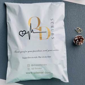 Bolsas de Correo de Polipropileno para Pelucas con su Propio Logotipo, Bolsas de Correo Personalizadas Biodegradables, Bolsas de Envío de Polipropileno Mate Beige - Product Image 3